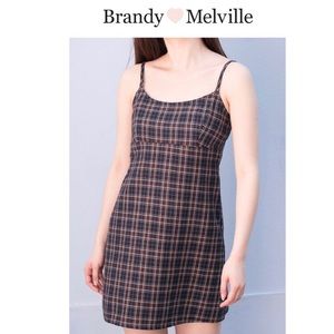 CUTE NWT Brandy Melville Plaid Colleen Dress
